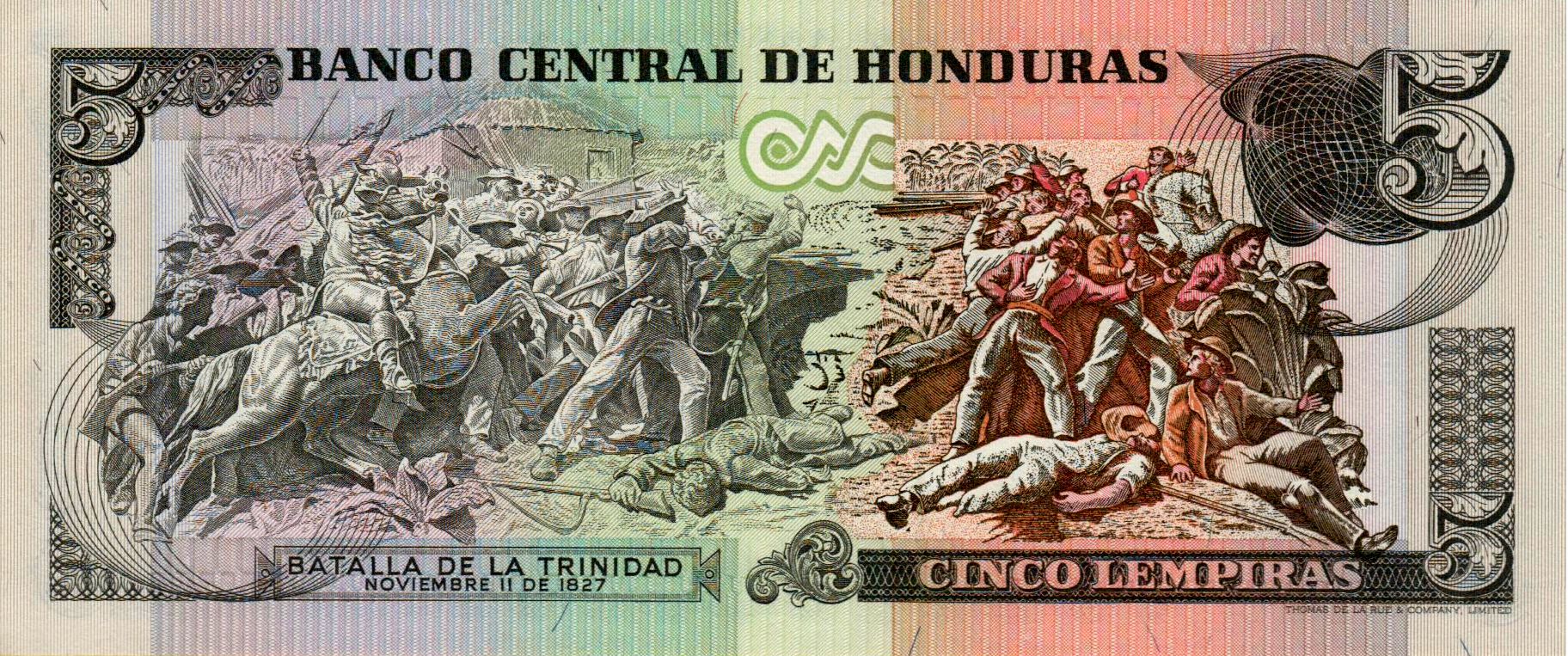 Honduras 5 1980 UNC P-63/a